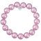 Leslii Reflective Pearls Perlen-Armband Magic 3D-Effekt (Rosa Ø 12mm)