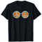 Coole Hippie Brille Retro Friedenszeichen Symbol Herren Damen T-Shirt