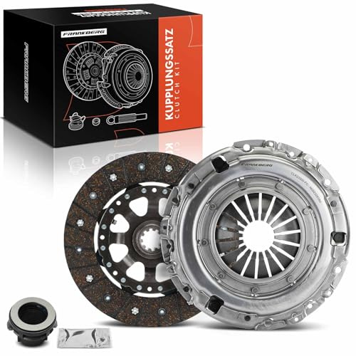 Frankberg Kupplung Kupplungssatz Kompatibel mit 3er E46 318d 318i 320d 2.0L 1998-2003 3er Cabriolet E46 318 Ci 2.0L 2001-2003 5er E39 520d 2.0L 2000-2003 Replace# 1204419