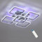 LuFun led deckenleuchte,80W quadratisch deckenleuchte, deckenlampe dimmbar für schlafzimmer,led deckenleuchte mit fernbedienung für kochnische,deckenlampe modern für wohnzimmer schlafzimmer,3000-6000k