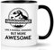 Joymaking Grandad Gifts from Kids Coffee Mug Gifts for Grandad Birthday Christmas, Grandadsaurus Mug Best Grandad Gifts for Christmas Fathers Day, Funny Gift for Grandad Black 11Oz