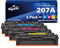 Superprint 207A Tonerkartusche Multipack (Mit Chip) Ersatz für HP Color Laserjet Pro M255dw MFP M282nw M283cdw M283fdw W2210A W2211A W2213A W2212A 207X Toner (Standard)