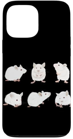 iPhone 13 Pro Max White Mice Case