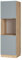 Vicco Herdumbauschrank Fame-Line, Hellblau-grau, 60 cm offen