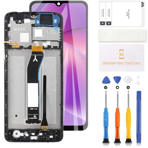 Pantalla LCD para Xiaomi Redmi A3 23129RN51X Pantalla de repuesto de 6.7 pulgadas para Xiaomi Redmi A3 Pantalla LCD Touch Digitizer Kit de reparación de montaje completo con herramienta (negro con
