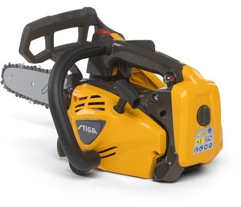 STIGA PR 730 Tronçonneuse D'Élagage Thermique, 26,9 cm³, Guide 25 cm (10) – Poignée Supérieure, Système De Contrôle Des Vibrations – Pour Arboriculture