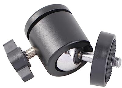 FUNNETOYU 2stücke Mini Stativkopf Mit Gewinde Tragbarer Kugelkopf Für Kameras Flexibles Design Für Einfache Handhabung Und Hohe Stabilität Für Fotoshootings Und Videoaufnahmen