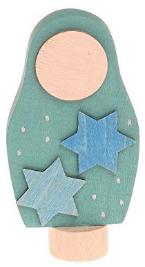 Grimms Geburtstagsring Stecker Matroschka Farbe: blau