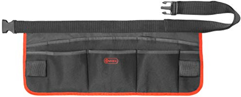 Connex Werkzeug-Gürteltasche - 13 Fächer - Mit 2 Universalhaltern - Aus Polyester - Pflegeleicht/Werkzeugtasche mit Gürtel/Werkzeuggürtel/Gürteltasche mit Hammerhalter / COX952058