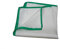 Avantgarde - Pochette Uomo da Tasca Bianca Man Handkerchief Seta Silk Bordo Diversi Colori (Taglia Unica, bordo alto verde smeraldo)