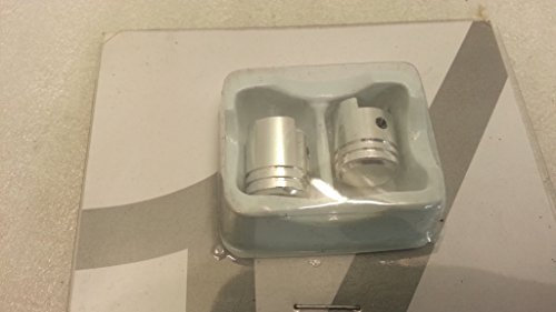 Paar Ventilkappen aus Aluminium silber eloxiert