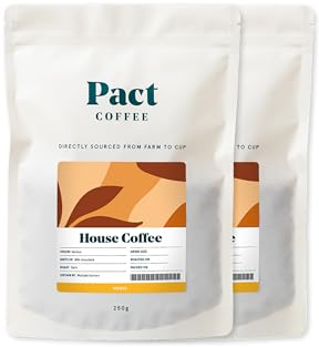 Pact House Coffee, Dark & Rich Roast (500g) - Coarse Grind - Freshly Roasted in Surrey