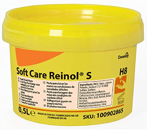 Diversey 100902865 Soft Care REINOL S, Handwaschpaste mit natürlichem Reibemittel, 0,5 L