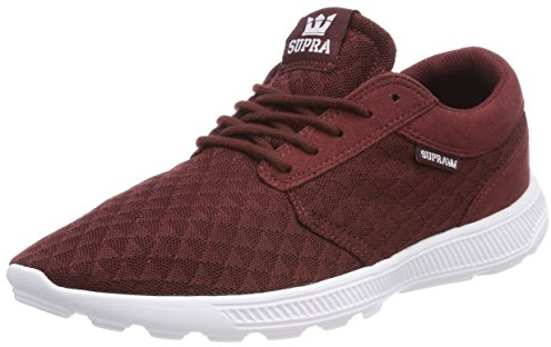 Supra Herren Hammer Run Sneaker, Rot (Andorra-White), 44.5 EU