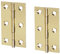 2X Solid Brass Butt Hinges | 63mm/2.5 Ideal for Cupboards/Cabinets/Doors