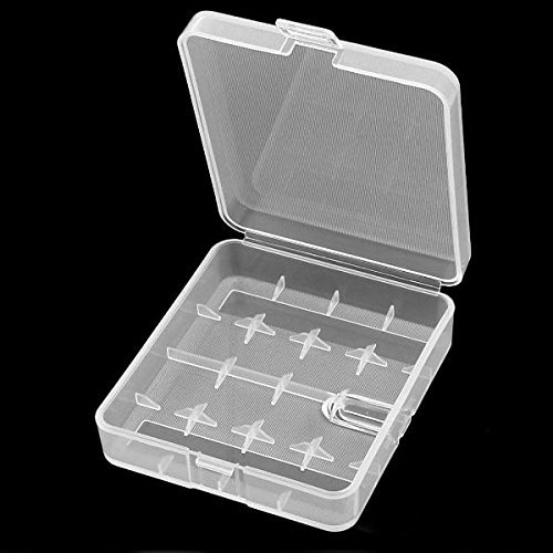 2pcs 18650 Battery Storage Case/Box/Organizer/Holder for 4x18650 Batteries s271