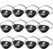 Xrten 12Pièces Cache œil Pirate, Pirate Cache Oeil Pirate Cosplay Masque avec Crâne Crossbone Costumé pour Fête d’Halloween de Noël et Faveurs