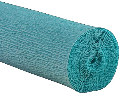 Schreiber Deko Floristenkrepp 50 cm x 250 cm lichtecht, Nicht ausblutend, türkis 50