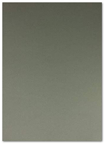 50 DIN A5 Papier-bögen Planobogen - Anthrazit - 240 g/m² - 14,8 x 21 cm - Bastelbogen Ton-Papier Fotokarton Bastel-Papier Ton-Karton - FarbenFroh