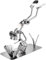 BRUBAKER Schraubenmännchen Taucher mit Muschel - Handarbeit Eisenfigur Metallmännchen Perlentaucher - Metallfigur Geschenkidee für Taucher