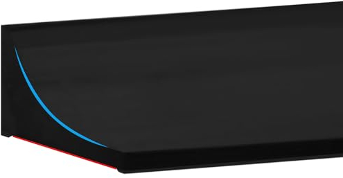 Striscia in silicone impermeabile per cucina e bagno, nastro sigillante impermeabile, striscia doccia water-stop, morbido, silicone, adatta per bagno, angolo cucina, intorno al lavandino (105 cm,Nero)