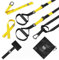 RS SPORT Entraînement en suspension, kit avec sangles et système d'ancrage de porte, réglable, entraînement physique pour tout le corps à la maison, salle de sport, en voyage, pour homme et femme.