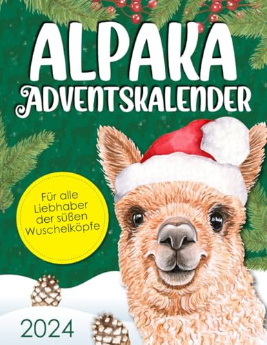 Alpaka Adventskalender: Jeden Tag tolle neue Ausmalbilder und spannendes Wissen rund um die süßen Wuschelköpfe