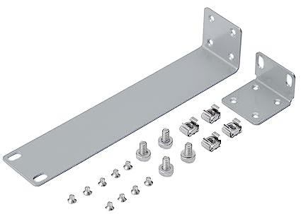 PhyinLan Rack Mount Kit für Ubiquiti Switch, 1U Rack Ears für EdgeSwitch ES-8-150W Switch 8 Port und für US-8-150W UniFi Switch 8 Port