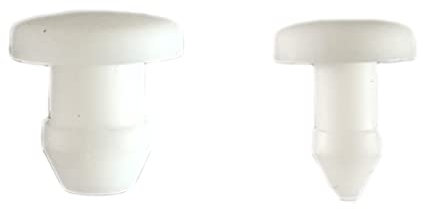 Rubber Seal Hole Plugs, Drill Hole Cover Caps, Rubber Seal Hole Plugs,Dust plug,Closing Plug,5pcs Rubber Caps Conical Plug Cover Snap-on Gasket Blanking End Caps Seal Stopper 9mm White (Color : 6mm) (