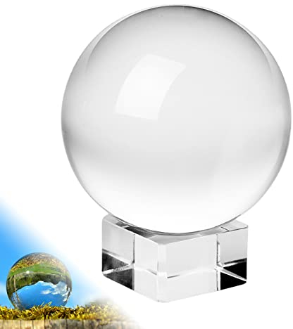 Bola de cristal transparente K9 de adivinación y decoración navideña