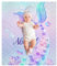 SearchI Babydecke mit Namen Personalisierte Kuscheldecke Meerjungfrau Kinder Namensdecke Weich Warme Baby-Überwurfdecke Individuelle Baby Decke Geschenke für Junge Mädchen(Meerjungfrau 02,90x120cm)
