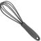 Fouet en silicone pour ustensiles de cuisine - Anti-rayures - Batteur à œufs - Gris - 17 x 4 x 4 cm