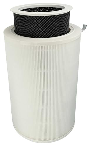 vhbw filtro aria compatibile con Xiaomi Mi Air Purifier 3H purificatore d'aria - filtro combinato prefiltro + HEPA + carbone attivo