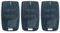 3 Stück Garagentoröffner Kompatibel mit BFT B RCB02 RCB03 TRC1 TRC2 TRC3 Handsender 433,92MHz für BFT Garagentor Fernbedienung