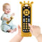 Ballery Mando Juguete para Bebés, Juguetes Música TV de Control, Mando TV Juguete Bebe con luz y Sonido, Juguetes Sensoriales para Bebés con Botones Multiformes para 1 2 Años(Jirafa)