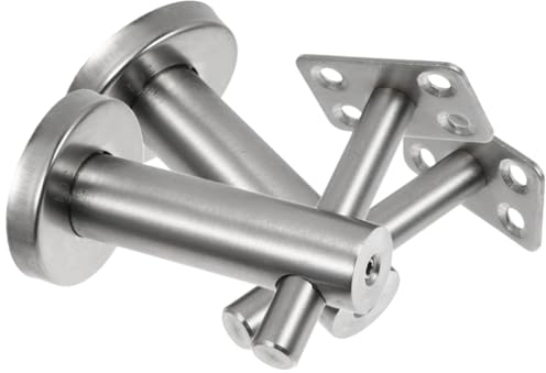 ORFOFE 2stücke Handlaufhalterungen Für Treppen Aus Edelstahl Geländerhalterungen Für Handlauf Handlaufhalterung Für Flache Geländer Installieren