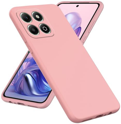 YSONCHAN Funda de Móvil para ZTE Blade A35 / ZTE Blade A55, Carcasa Protectora Antichoque, Funda Silicona Suave para Teléfono Limpieza Duradera, Funda Bumper. Rosa
