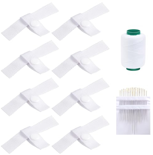 KIBBEH 8 Pack Duvet Snap Clips, Duvet Clips Fasteners Inside