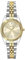 Sekonda Klassische Damenuhr Francis 26 mm in zwei Farbtönen mit zweifarbigem Legierungsarmband und champagnerfarbenem Zifferblatt, Armband