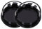 4 Stück Nabendeckel für 65MM, Radnabenkappen, Felgendeckel, Nabendeckel, Logo Radnaben Abzeichenaufkleber wasserdicht staubdicht Radzierblende Radmitte Emblem Aufkleber Zubehör(Schwarz&Weiß)