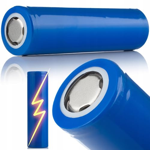 Rosfix Batteria Litio-Ione 1500 mAh 3,7V – Senza PCM, Ø18,25 mm x 65,25 mm | Alta Capacità, Compatta, Facile da Installare | Alimentazione per Elettronica Portatile
