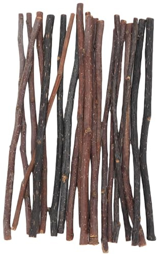 HEEPDD Apples Sticks for Small Animals, Wood Chew Toy,20PCS, Teeth Care for Chinchillas, Guinea Pigs, Rabbits, Hamsters, Gerbils, Squirrels