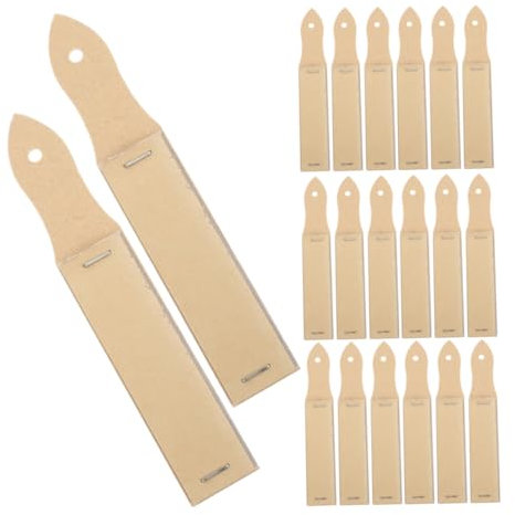 LALAFINA 20 Stück Sandpapier Bleistiftspitzer für Künstler Anfänger und Schüler Handheld Anspitzer für Skizzieren Buntstifte und Pastellstifte Vielseitig Einsetzbar