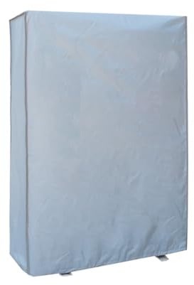 Housse Pompe A Chaleur, Protection Climatiseur Exterieur, Tissu Oxford, Protection sur 5 Côtés, Résistante au Soleil, à L'eau(Gray,96x40x125cm)