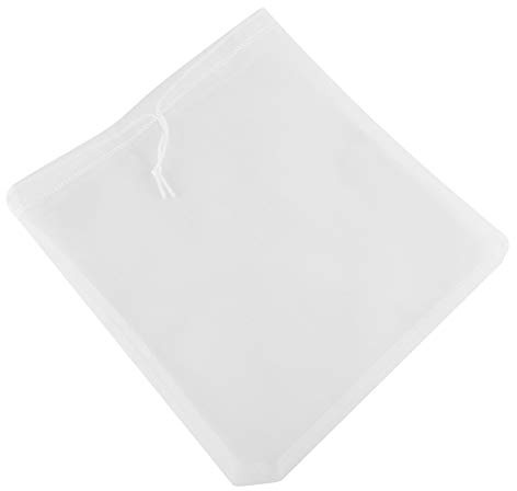 Yctze Reusable Nylon Mesh Filter Bag for Nut Milk, Almond Milk, & More - Heat-Resistant Kitchen Strainer with Drawstring