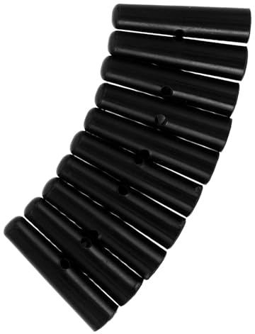 GALPADA Ricambi Ombrelloni 10pezzi in Plastico Nero, Installazione Facile | Perline per Ombrellone da Esterno, Kit di Riparazione per Ombrelli, Uso Versatile
