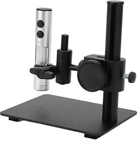 Rcniso Handhållet Elektronmikroskop Utmärkt 12MP Typ C Förstoringsglas med UV- för Arbetsstationer ABS