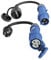 ViD® 2X Adapterleitung CEE 0,3m schwarz 230V 16A 3polig
