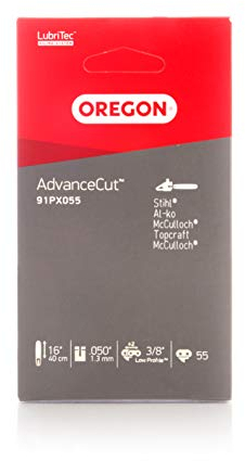 Oregon AdvanceCut 91PX Chaîne de tronçonneuse pour équiper les Tronçonneuses 35 cm Hurricane, Stihl, 55 Maillons Entraineurs