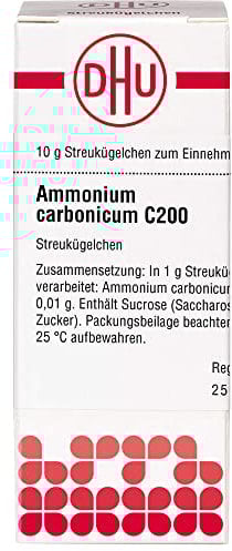 Ammonium carbonicum C200 DHU Globuli, 10 g Globuli